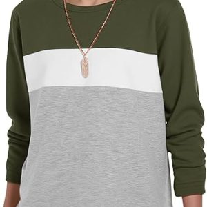 Boys Long Sleeve Shirts Kids Fashion Fall Tops